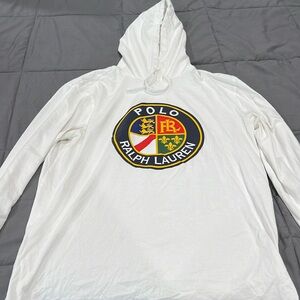 Polo Ralph Lauren Hooded Long Sleeve T Shirt Medium
